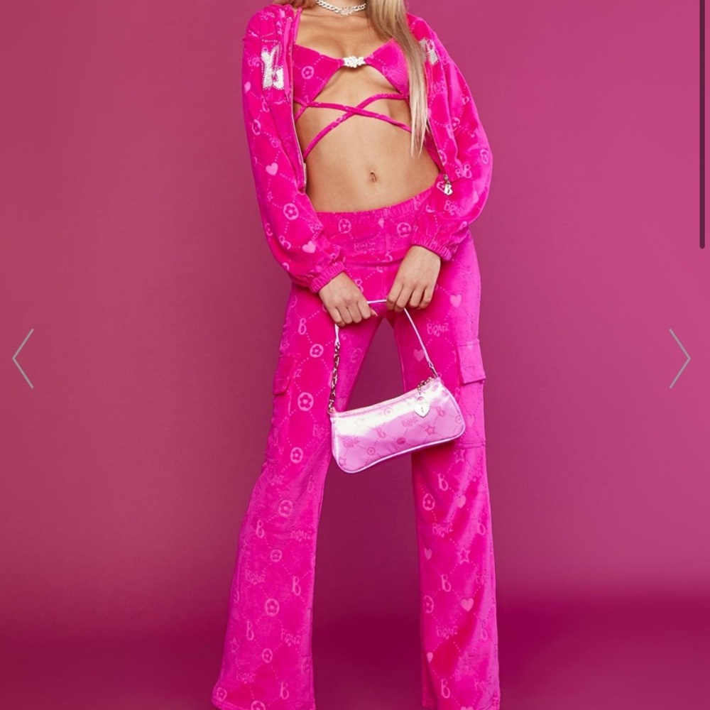 Bratz Halloween Costume Velvet Pink Tracksuit